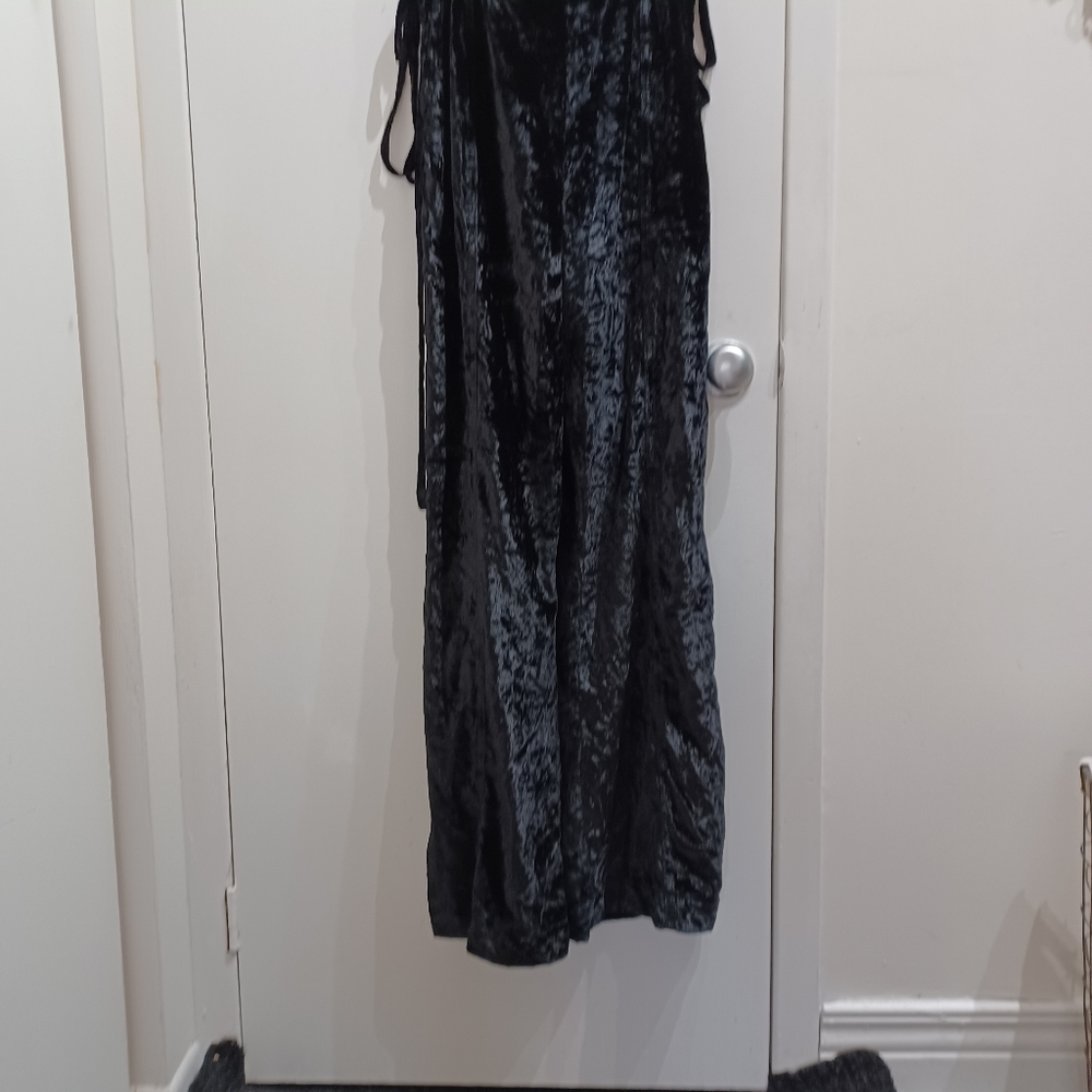 Free people black velvet jumpsuit - Picture 10 of 15